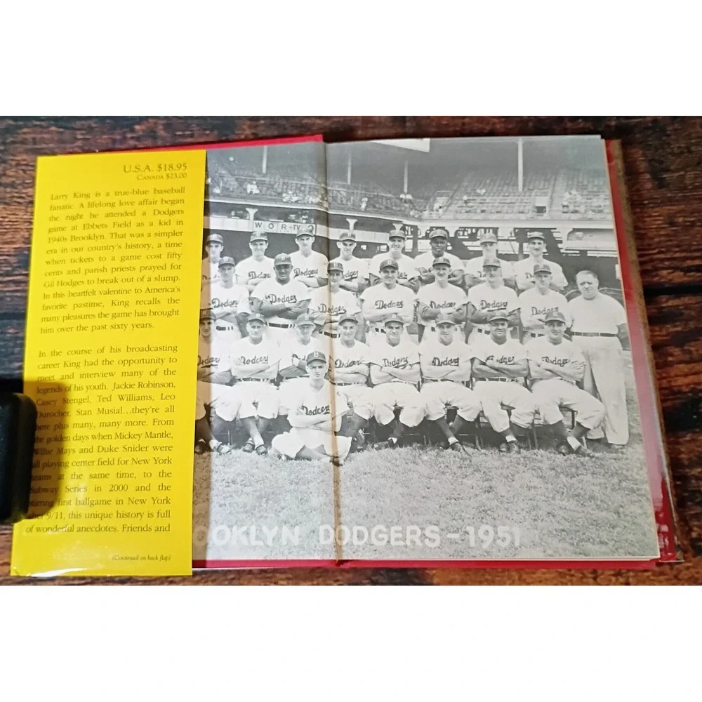 Why I Love Baseball Larry King Hardcover Book 2004 New Millennium Press 1st Ed